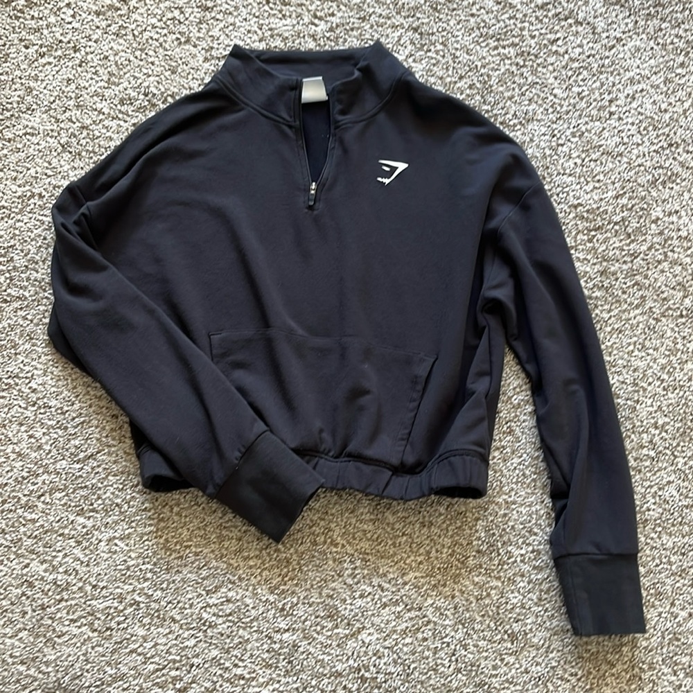 Gym shark quarter zip up